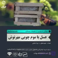 عسل با موم چوبی 10تایی