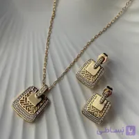 نیم‌ست ژوپینگ زنانه با نگین مخراج‌کاری کد 41