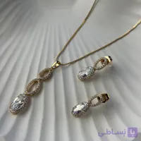 نیم‌ست ژوپینگ زنانه با نگین مخراج‌کاری کد 43