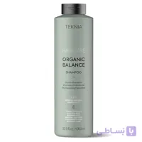 شامپو مو لاکمه مدل Teknia Organic Balance حجم 1000 میلی‌لیتر