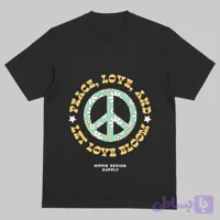 تی‌شرت باکسی PEACE کد 21289893