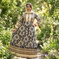 پیراهن ساحلی زنانه بوگاتی بلند یقه دیپلمات