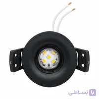 چراغ چشمی توکار 3 وات گرد پرتو نور توس