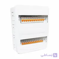 جعبه فیوز توکار 24 تایی درب ریلی با ریل قابل تنظیم پارس استار