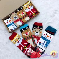 جوراب طرح کریسمس زنانه ساقدار جنس نخ پنبه ۹۵٪ کد کالا Z4 (سایز ۳۶ تا ۴۱)