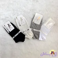 جوراب خال خالی زنانه مچی جنس نخ پنبه ۹۵% سایز ۳۶ تا ۴۰ وارداتی درجه یک