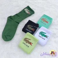 جوراب لاکوست ساقدار یونیسکس جنس نخ پنبه ۹۵% سایز ۳۷ تا ۴۳ وارداتی درجه یک