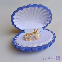 انگشتر جواهری مینیمال فری سایز مدل گلبهار کد323