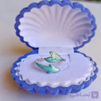 انگشتر میناکاری مینیمال فری سایز مدل وال کد448