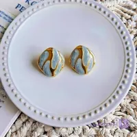 گوشواره میناکاری مدل مربعی کد541