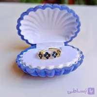 انگشتر جواهری مینیمال فری سایز مدل ونکلیف کد445