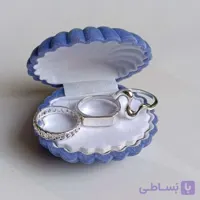 پک انگشتر سه تایی ابکاری نقره مدل ظریف کد778