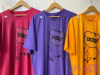 تیشرت قواره دار نگین دار طرح خرس A BEAR