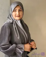 روسری ساتن وارداتی قواره ۱۰۰ رنگ طوسی پررنگ