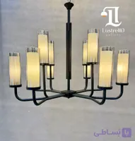 لوستر پذیرایی لئون سبک مدرن رنگ الکترواستاتیک