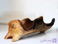 ظرف میوه‌خوری دکوراتیو الیکا | ساخته شده از چوب پرتغال با طرح ارگانیک