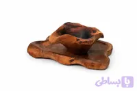 اردوخوری تک‌نفره چوب بلوط دست‌ساز | ظرف چوبی پذیرایی خاص و لاکچری