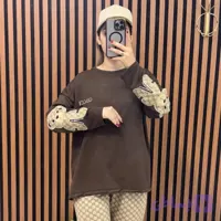 بلوز استین خرس گلدوزی گوچی