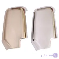 قاب آینه پراید مدل استیل کرومی