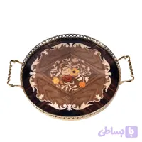 سینی چوبی معرق کد CO43
