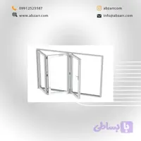 پنجره آلومینیومی اندازه 1 در 1 (( اقساط یک ساله ))