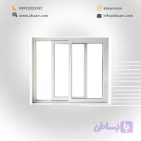 پنجره کشویی UPVC اندازه 1 در 1 (( اقساط یک ساله ))