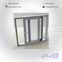 پنجره کشویی UPVC اندازه 2 در 2 (( اقساط یک ساله ))