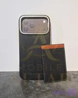 گارد طرح چوب با جا کارتی مگ سیف Iphone 17 ProMax