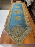 رومیزی رانر ناهارخوری 170*50 طرح اردیبهشت آبی