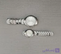 ست ساعت کوارتز جنس استیل/فقط 1عدد موجود/فروش فوری