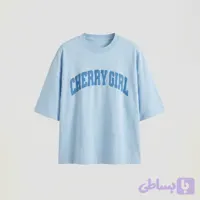 تیشرت باکسی CHERRY GIRL (فری تا 46)