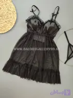 لباس خواب توری کاپ ساتن / کد 184