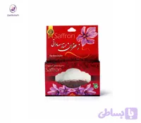 زعفران سرگل زروان ۴ گرمی ممتاز، در بسته‌بندی طلقی شفاف با قدرت رنگ‌دهی بالا