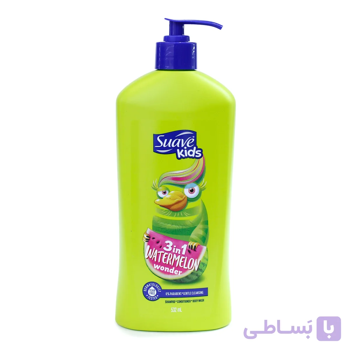 شامپو سر و بدن کودک سوآو کیدز 3 در 1 هندوانه حجم 532 میل