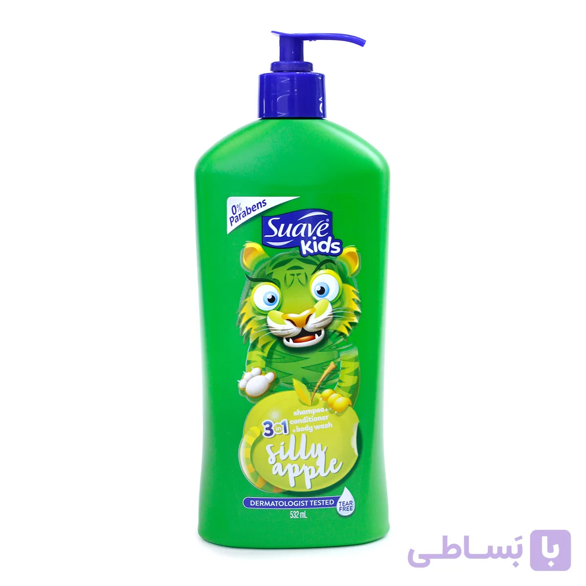شامپو سواو کیدز سیب 3 در 1 رایحه سیب Silly Apple حجم 532 میل