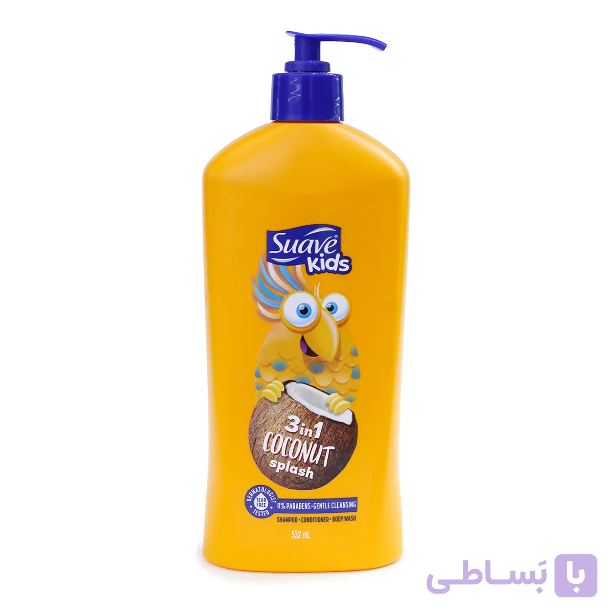 شامپو 3 در 1 کودک سواو با رایحه نارگیل حجم 532 میل