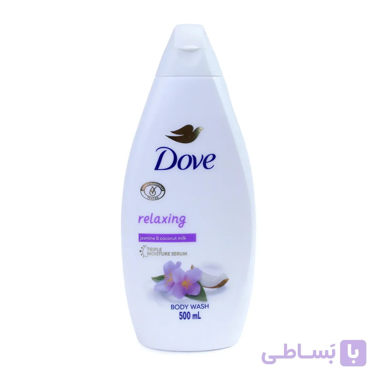 شامپو بدن داو Dove مدل Relaxing رایحه نارگیل ویاس حجم 500 میل