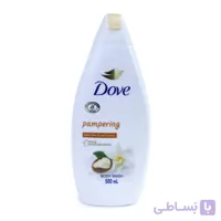 شامپو بدن داو Dove مدل Pampering شی باتر و وانیل حجم 500 میل