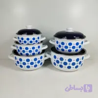 ست قابلمه لعابی 10 پارچه ساواشان ترکیه