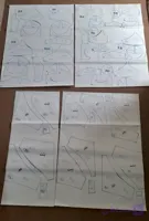 الگو شورت ۶ سایز و سوتین از سایز ۶۰ تا ۱۰۰