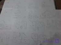 الگو آماده شورت اسلیپ زنانه سایز s تا 4xl