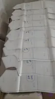 الگوی آماده بالاتنه زنانه همراه آستین و شلوار (متد تجاری)