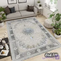 کاور فرش / روفرشی کشدار مخمل شانل ترک کد A719