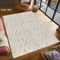 کاور فرش / روفرشی کشدار مخمل شانل ترک کد A903