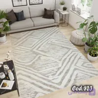 کاور فرش / روفرشی کشدار مخمل شانل ترک کد A823