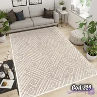 کاور فرش / روفرشی کشدار مخمل شانل ترک کد A825