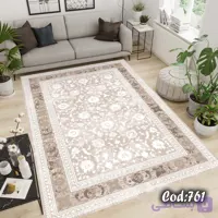 کاور فرش / روفرشی کشدار مخمل شانل ترک کد A761