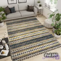 کاور فرش / روفرشی کشدار مخمل شانل ترک کد A850