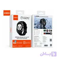 ساعت هوشمند MOXOM MX-WH27 | صفحه TFT مربعی 2.01 اینچ | ضدآب 1ATM