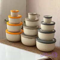 ست ظروف کاپریس گرد4تایی